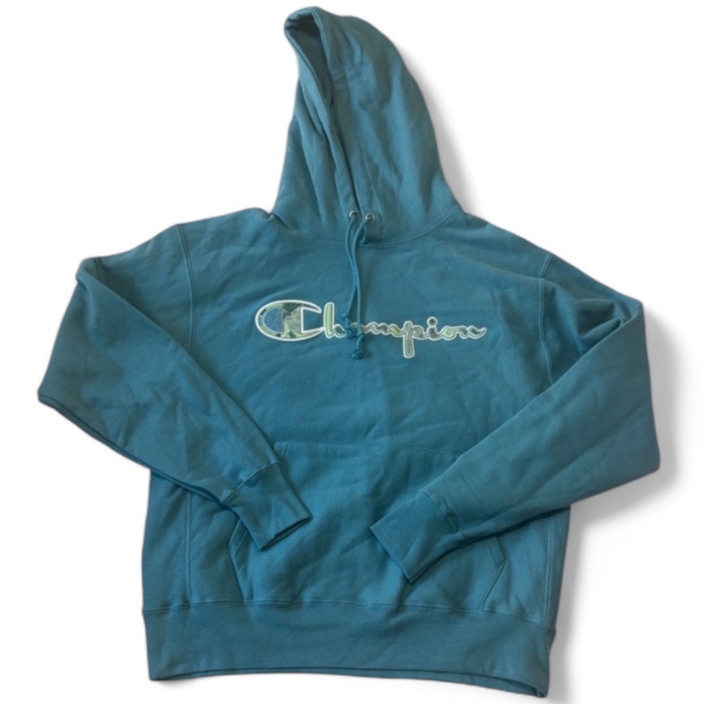 NWOT Champion Reverse Weave Blue Oversized Sweatshirt Size L
